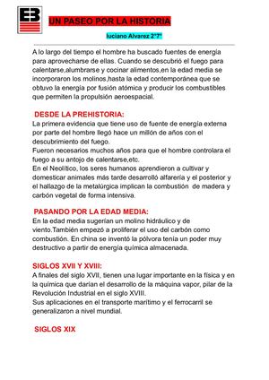 Un Paseo Por La Historia