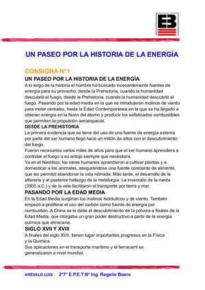 Un Paseo Por La Historia De La Energia
