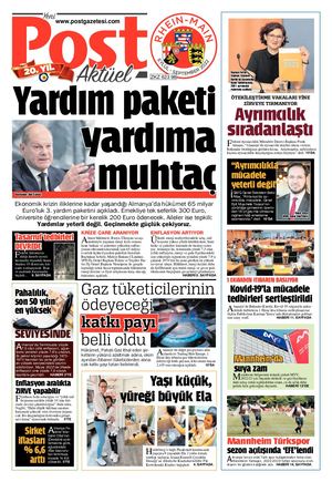Post Rhein-Main Gazetesi EYLÜL 2022
