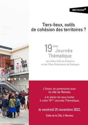 Programme Tiers Lieux Outils De Cohésion Des Terrtioires Journée Thématique 2022