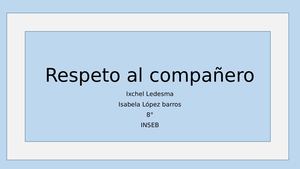 Respeto Al Compañero