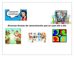 diversas formas de comunicación que se usan día a día