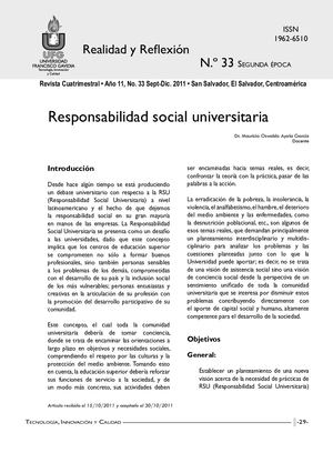 Responsabilidad Social Universitaria