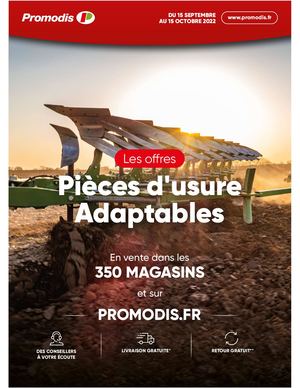 Pieces Usure AGRIVISION PROMODIS