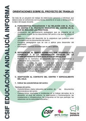 Orientaciones Memoria Y Proy Trabajo Csif