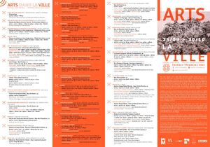 Dépliant Arts dans la Ville 2022 - Tournai