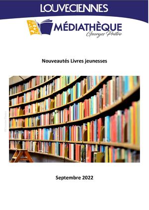 Nouveauté Jeunesse Sept 2022
