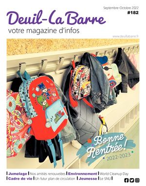 Deuil-La Barre Votre magazine d'infos / N°182 / Septembre-Octobre 2022