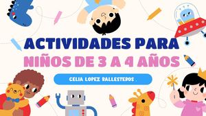 Activdades Niños 3 A 4 Años