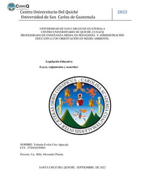 Legislacion Educativa
