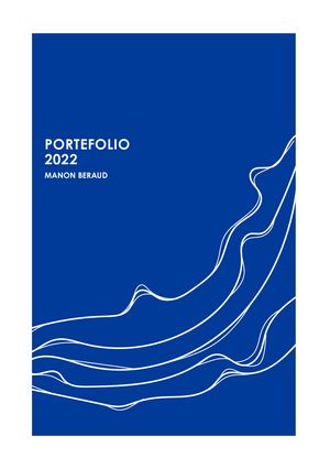 Porfolio 2022 - MANON BERAUD