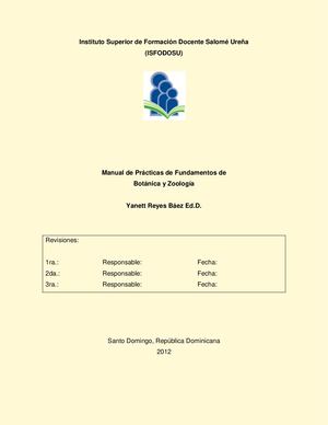 Manual Botanica Zoologia