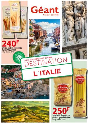 ROUTE DES SAVEURS : DESTINATION ITALIE