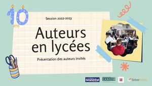 Auteurs En Lycées 2023