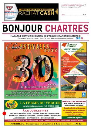 BONJOUR CHARTRES N°195  EDITION JUILLET 2022