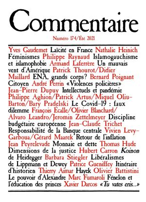 Commentaire No174 Été 2021