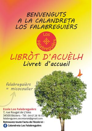 Livret D'accueil Ecole Calandreta Los Falabreguièrs Béziers