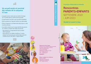 PMI | Rencontres parents-enfants 2022 - 2023