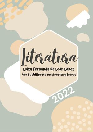 Portafolio Literatura Fernanda De León