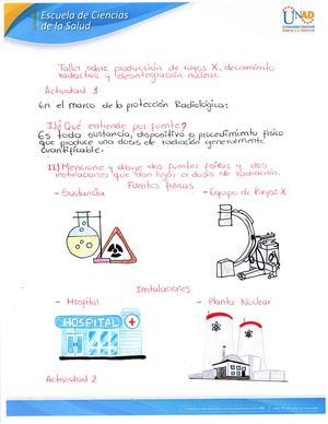 Taller Fase 2 Producción De Rayos X, Decaimiento Radiactivo Y Desintegración Nuclear