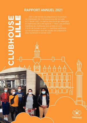 Rapport d'activité 2021 • Clubhouse Lille