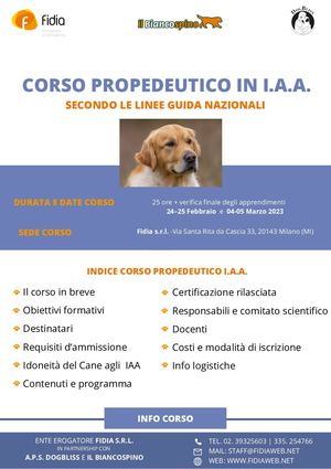 Presentazione Corsi Iaa 2023