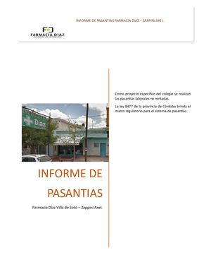Informe de pasantia