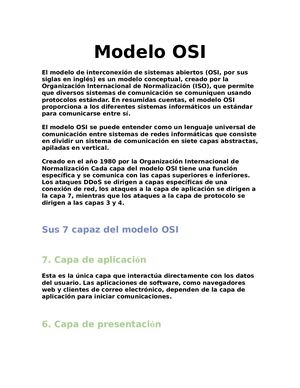 Modelo OSI