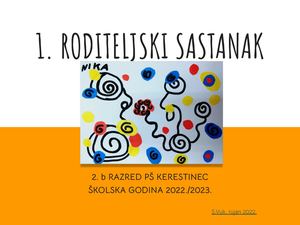 1 Roditeljski Sastanak Za 2 B