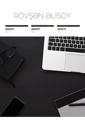 Siyah Ve Beyaz Modern Seyahat Dergi