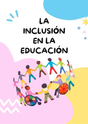 A Inclusión En La Educación