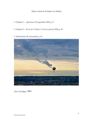 Album Alice d'Andigné