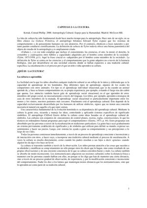 Kottak Que Es Cultura