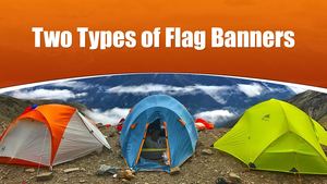 Two Types Of Flag Banners