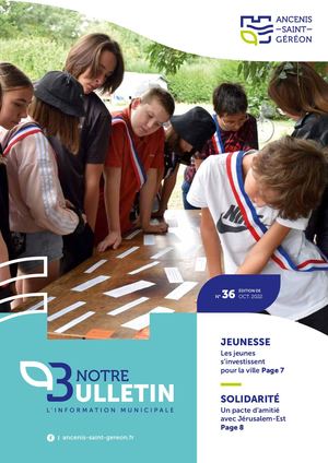 N° 36 - Notre Bulletin - Octobre 2022
