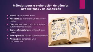 7 Presentación Párrafo De Conclución