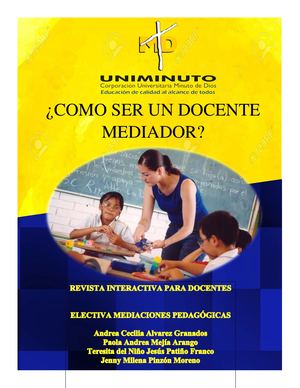 Revista Como Ser Un Docente Mediador