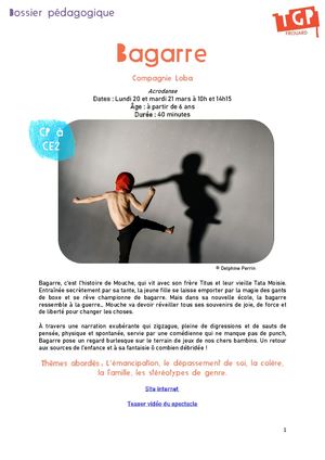 Dossier Pedagogique Bagarre Cie Loba
