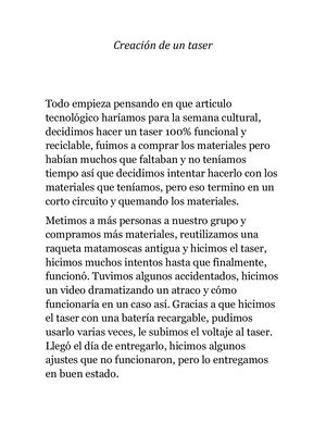 Creación De Un Taser