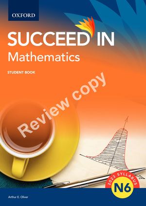 Succeed In Mathematics N6 Sb Module 1