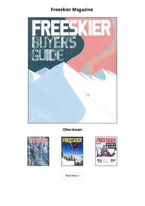 Freeskier Magazine