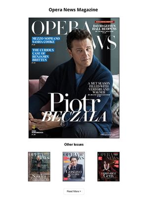 Calaméo - Opera News Magazine