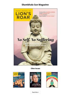 Shambhala Sun Magazine