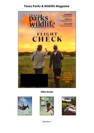 Texas Parks & Wildlife Magazine