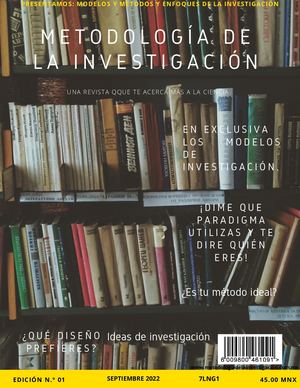 Revista Metodología De La Investigación