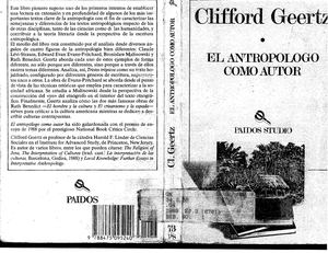 Geertz El Antropologo