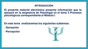 Sensacion Y Percepcion