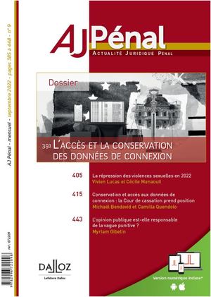 Aj Penal N°9 Septembre 2022