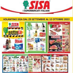 Volantino SISA Marsala dal 29 Settembre al 12 Ottobre 2022