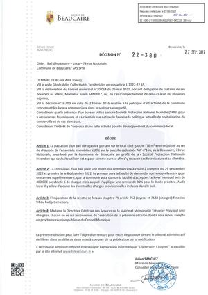 Parution Decision Du 27 Septembre 2022